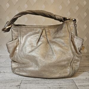 Coach Metallic ***Rose Gold Leather Shoulder Bag